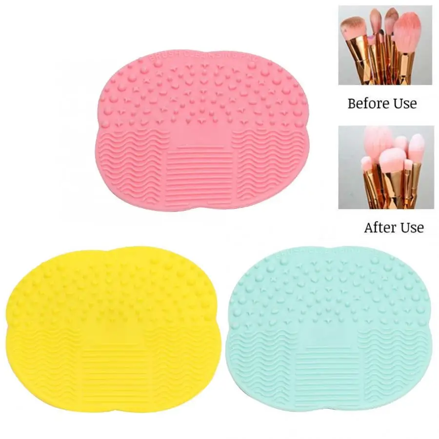 Силиконовый коврик для очистки кистей косметическая кисть мытья макияжа гель