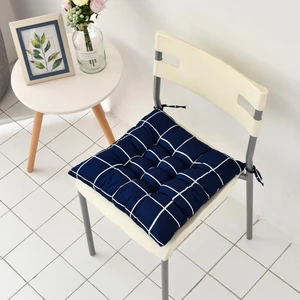 Sofa Seat Cushion Car Pad Pillow Home Office Cushion 40x40cm Soft Square Stripe Seat Cushion Back Cushion Tie on Chair Cushion