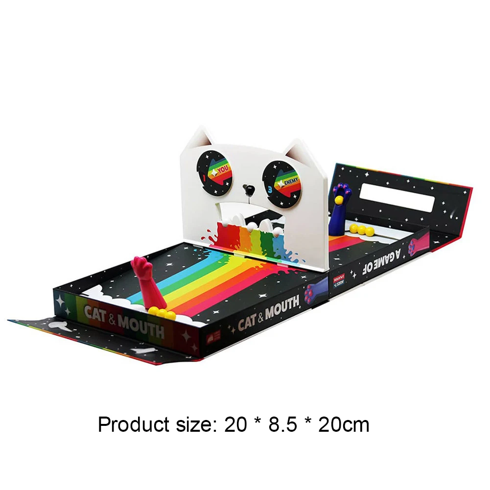 

Board Game Cat Mouth Board Game Competitive Fun Family Parent Children Interactive Toy Ball Board Games Family For Party Games