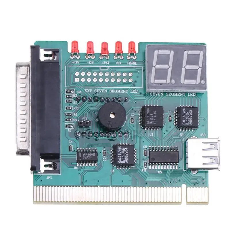 1 шт. USB PCI pc для диагностики материнской платы анализатор почтовая карта для портативных ПК