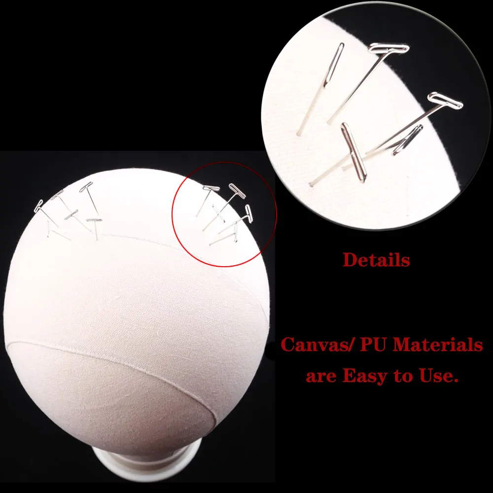 

38/51mm Silver T pins for Holding Wigs & Wig Making Blocking Knitting Modelling and Crafts 50/100pcs T pins Hair Weaving Tools