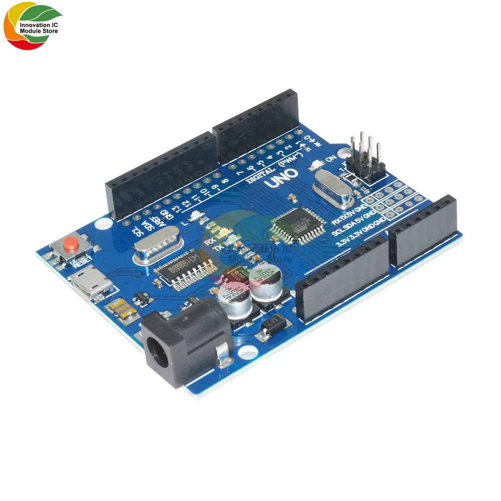 

CH340G Cool Version UNO R3 MEGA328P UNO R3 ATMEGA328P AU Compatible CH340 Micro USB Interface for Arduino