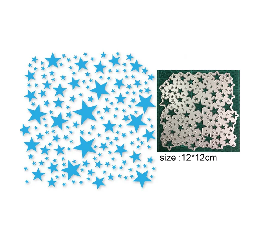 

Stars background Decoration Metal Steel Frames Cutting Dies DIY bookscraping Booking Photo Album Embossing Paper Cards