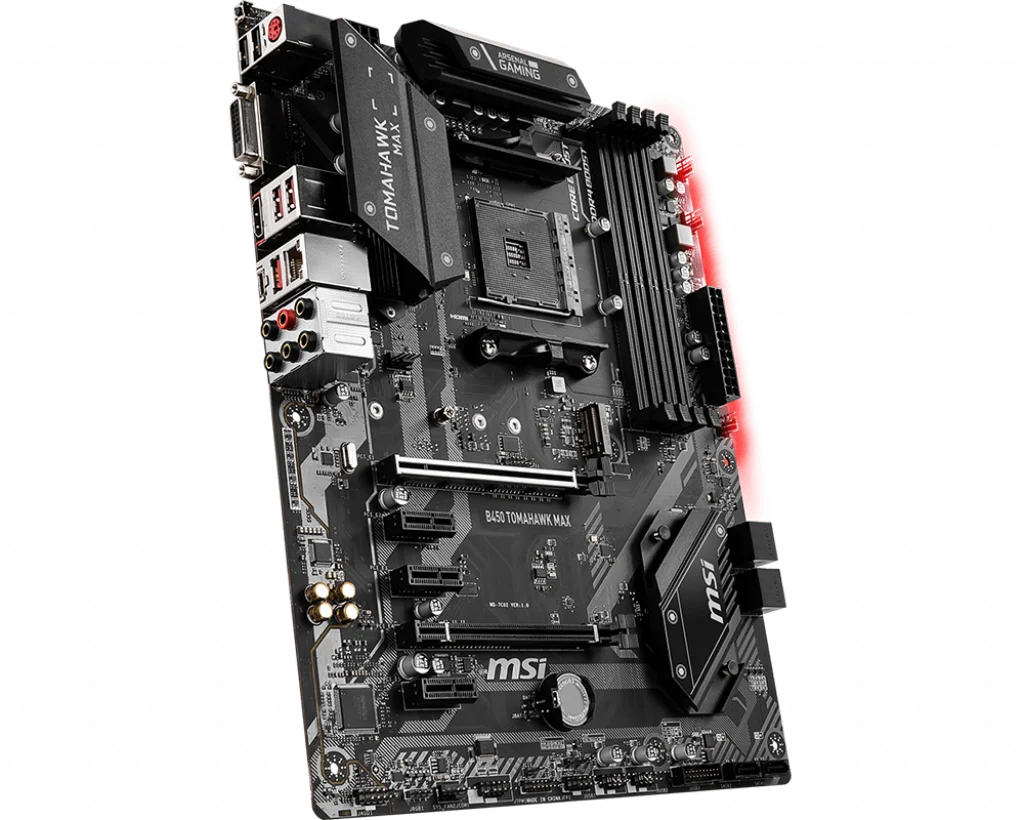 Материнская плата MSI b450 tomahawk max amd ryzen 3rd cpu am4 gaming M.2 USB 3,1 4xDDR4 Crossfire ATX b450 новая материнская плата 2011