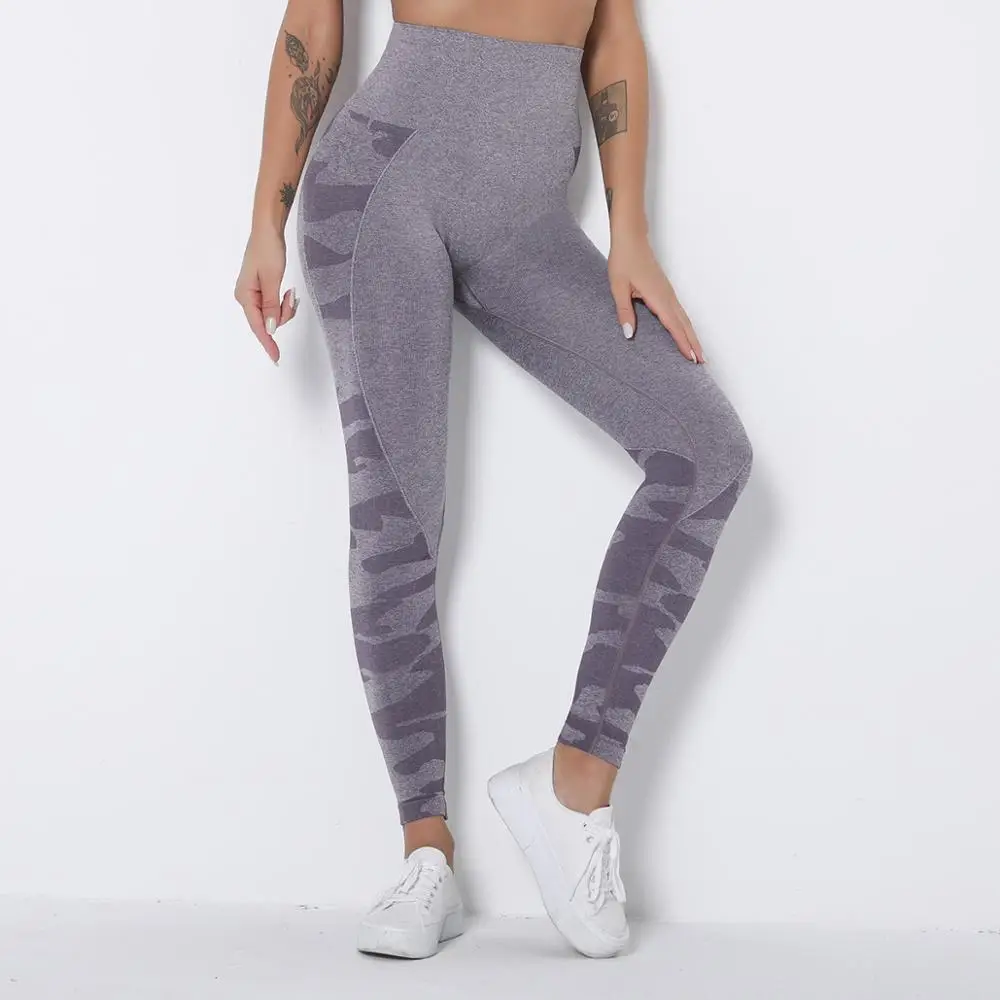 Бесшовные штаны для йоги эластичные компрессионные колготки с высокой талией