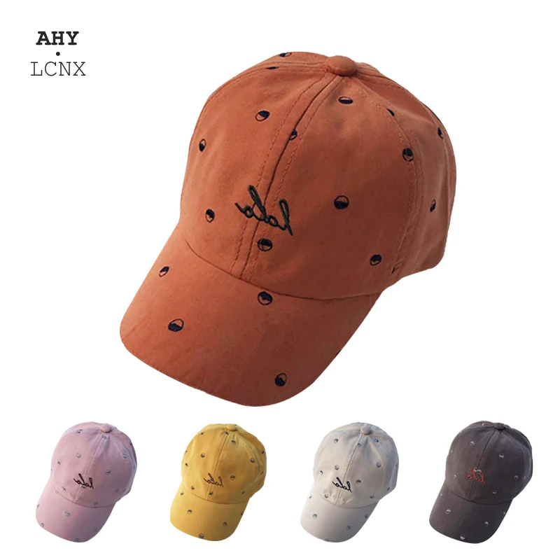 

Cotton Spring Baby Baseball Cap For Boy Girl Fashion Unisex Cute Letter lala Print Hat Newborn Children's Bone Hats Accessories