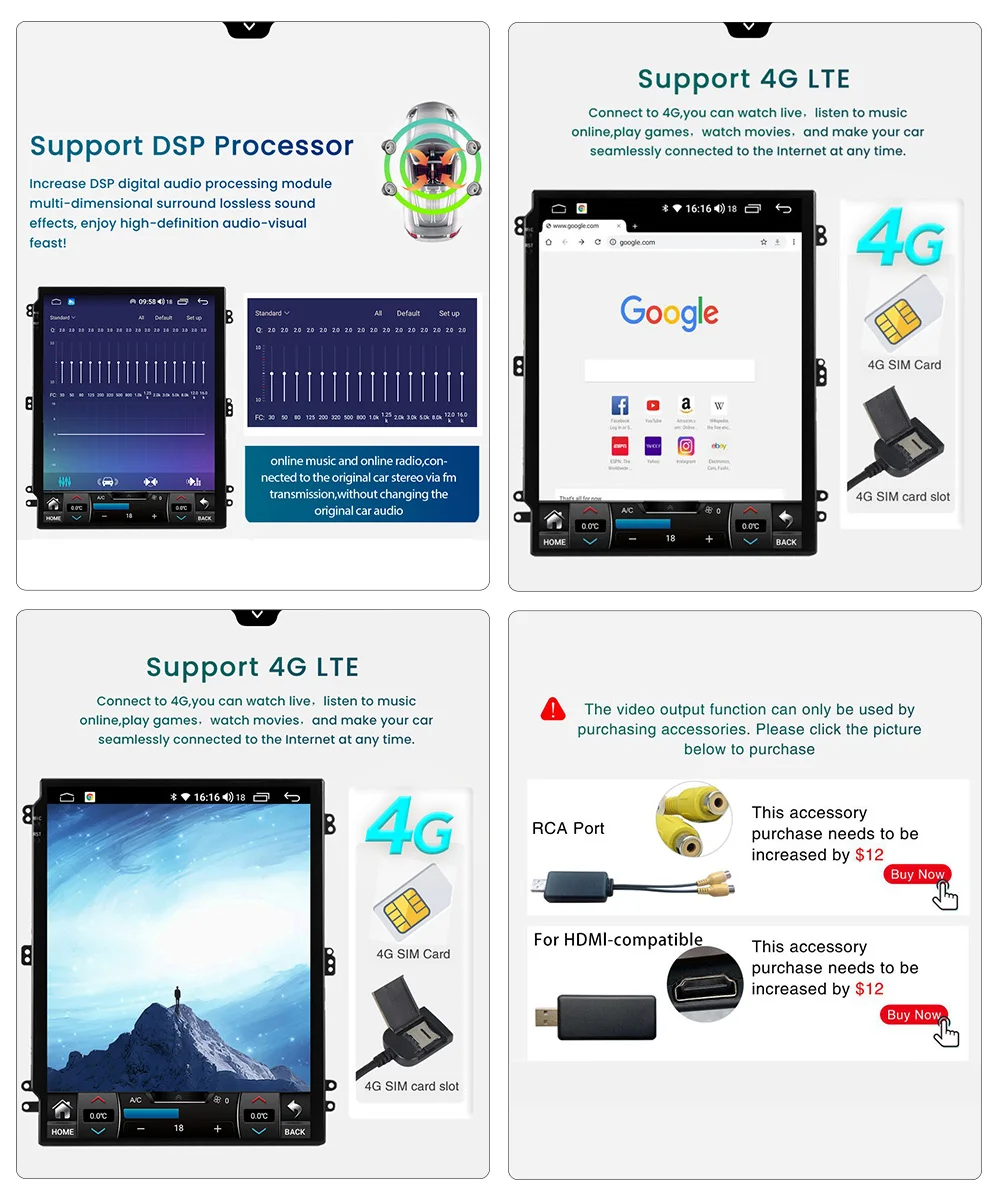Автомагнитола на Android 11 мультимедийная стереосистема с экраном 9 7 дюйма DSP для Honda