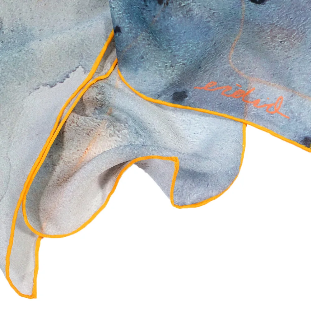 

110*110cm Spring/Summer Fashion Silk Scarf Silk Chiffon Scarf Summer Shade Print Silk Scarf Square Scarf