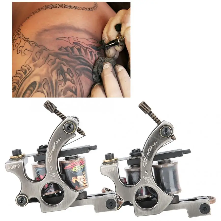 2шт профессиональная катушка тату машина для подводки шейдера красоты тело