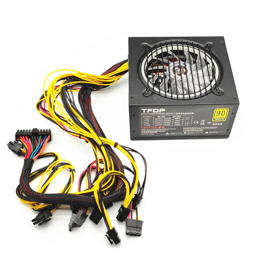 

700w power supply PC PSU Power Supply unit Gaming Quiet 120mm rgb Fan 24pin 12V ATX Desktop computer Power Supply 110V 220V