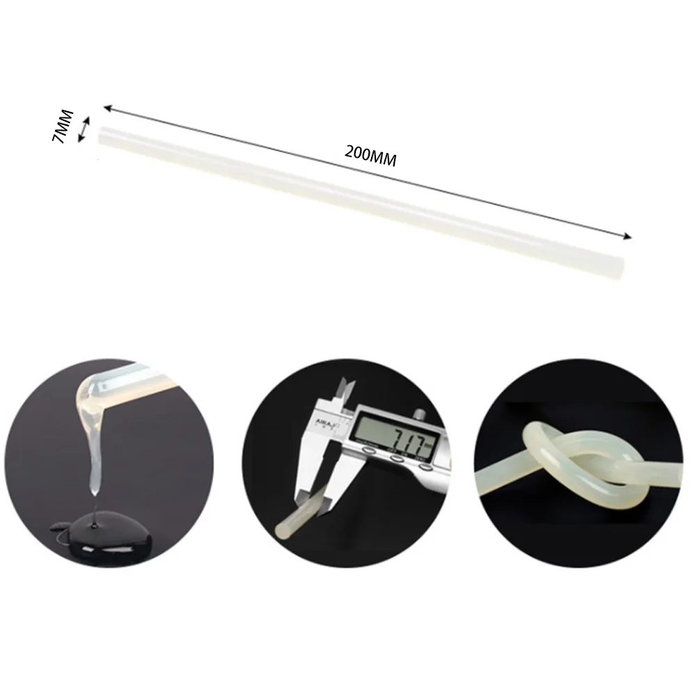 20 Вт горячий Клеевой пистолет с клеевой палкой 7 мм * 200 Клей-палка мини