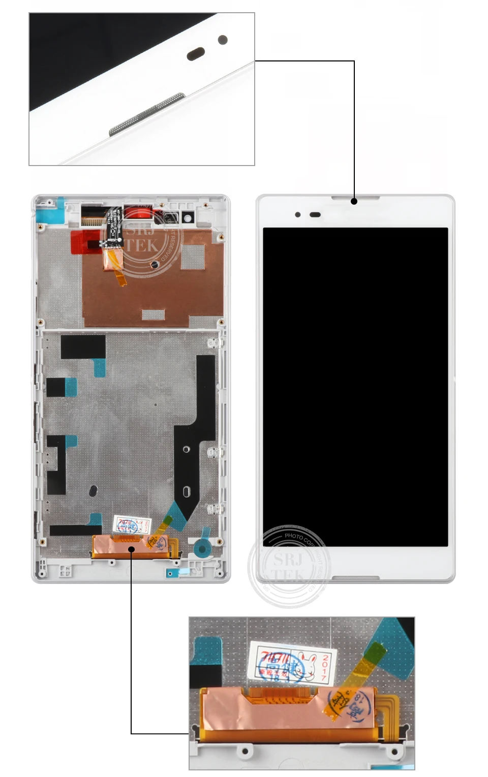 Для sony Xperia T2 Ultra D5303 D5306 ЖК-дисплей кодирующий преобразователь сенсорного экрана в сборе запасные части