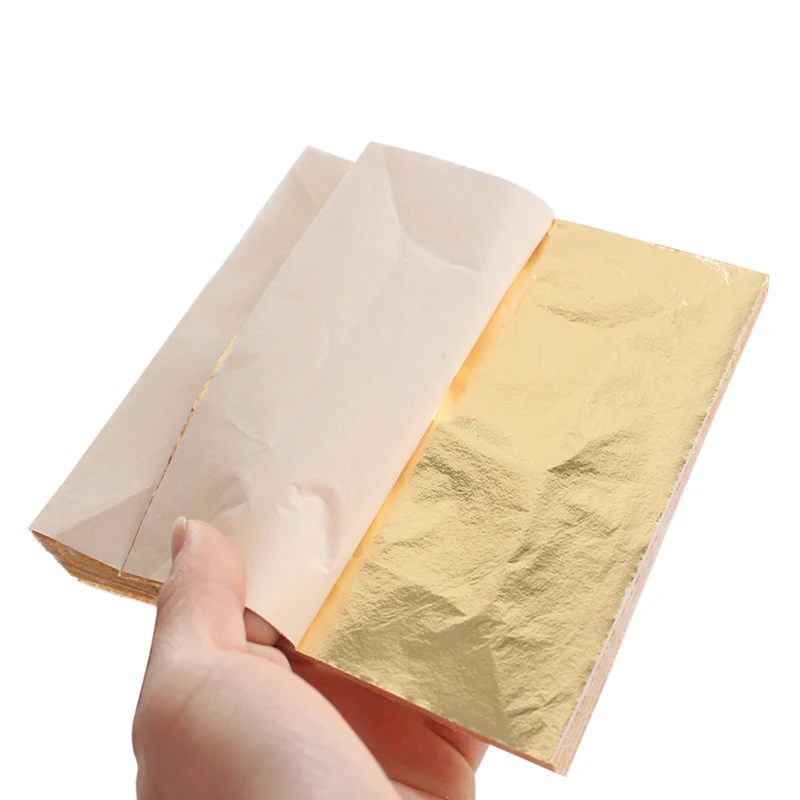 1000 шт. имитация бумаги в виде золотого листа #2 5 медные листы из фольги позолота 14