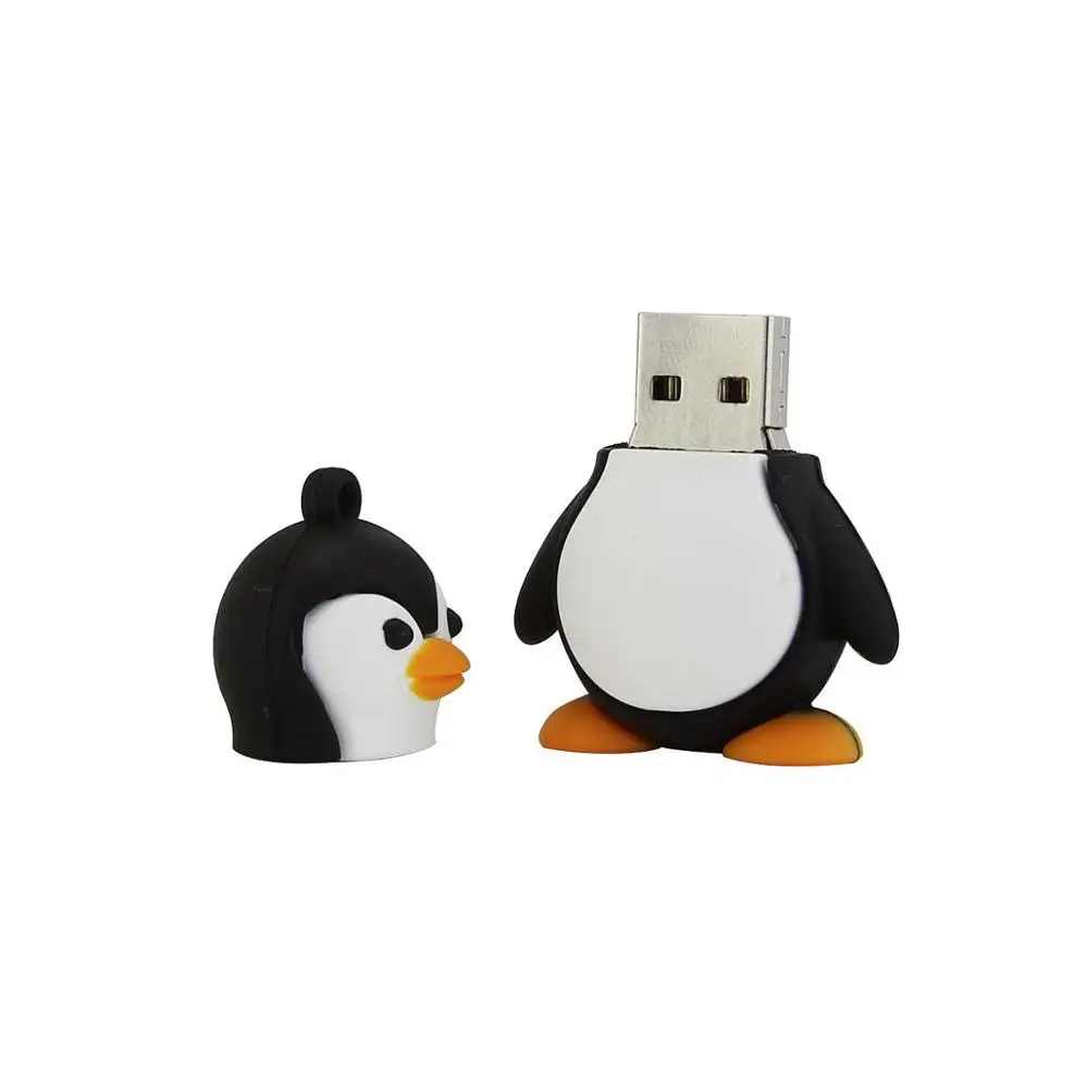 Usb флеш накопитель в виде пингвина 128 ГБ 64 ГБ|USB флэш-накопители| |