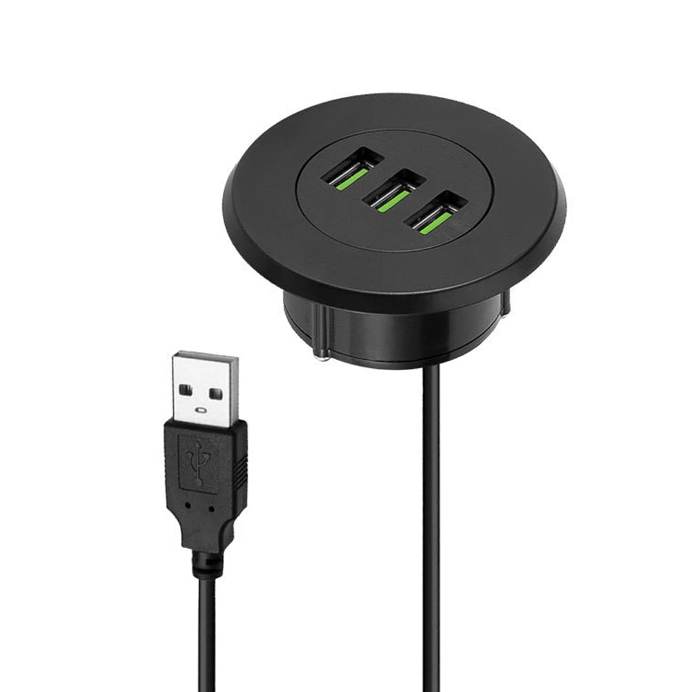 Настольная зарядная станция VIPATEY с USB кабелем 5 В 2 А 3 порта|Зарядные устройства