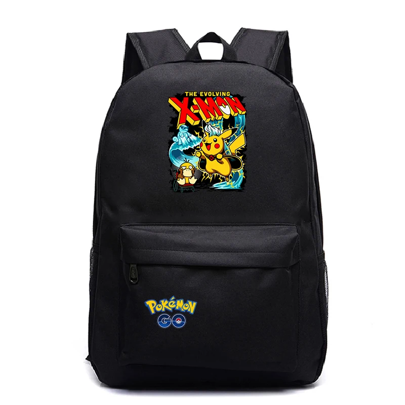 Рюкзак Pokemon Pocket Monster школьная сумка Ash Ketchum/Pikachu школьные рюкзаки для девочек и