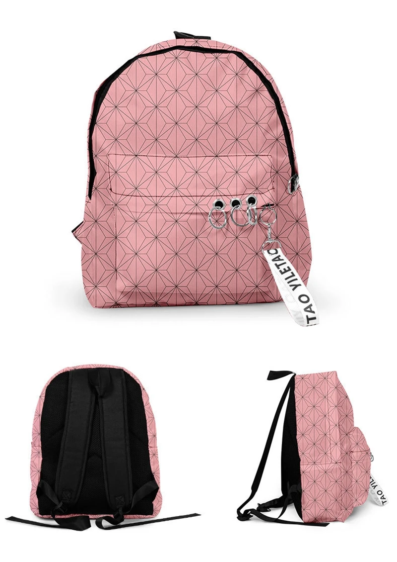 Рюкзак для косплея из ткани Оксфорд на молнии с аниме рассекающий демонов |