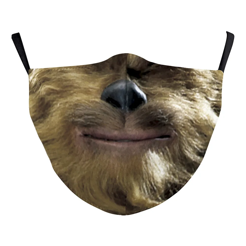 Маска для лица охотника за головами Боба Фетт Чубакка чууи Пылезащитная с