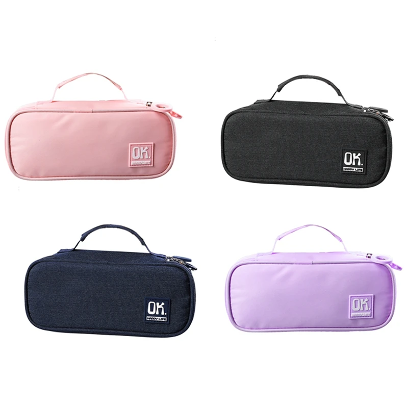 

Large Capacity Pencil Case, Draft Pen Bag, School Pen Case Supplies Pencil Bag Pencils Pouch Stationery