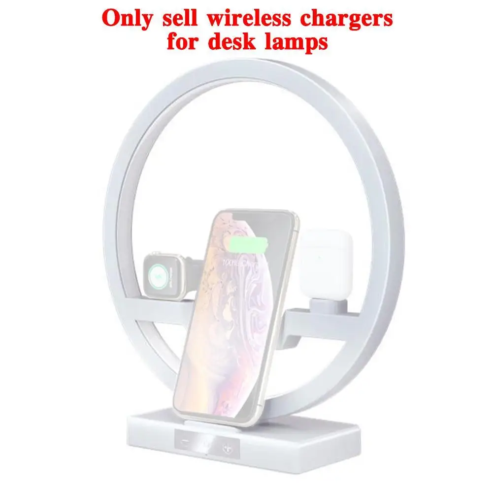 

3 IN 1 QI Fast Wireless Charger Dock For 11 Pro 2 Holder Max Lamp 4 5 1 3 For 2020 Charger LED