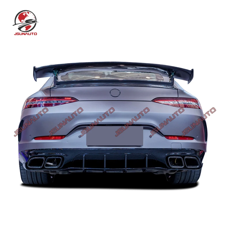 Для Benz amg GT53 GT63 до Gt63s стиль комплект кузова передний бампер задний диффузор с