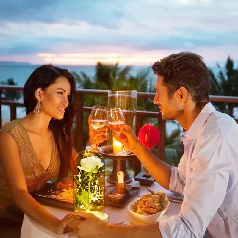 Цветная (RGB) светодиодный строка светильник Рождество девушке на День святого