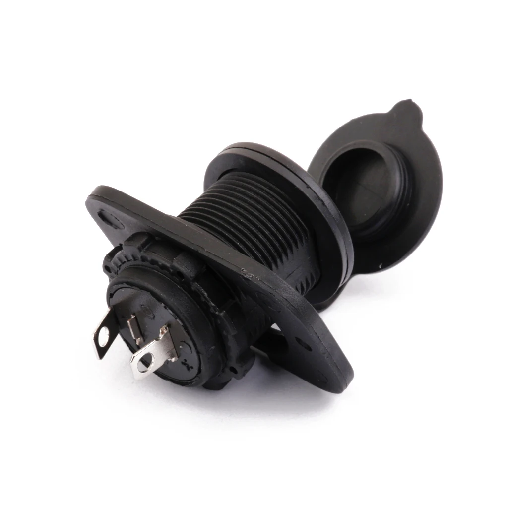 

12v-24v Motorcycle Waterproof Lighter Socket Cap Auto Accessory