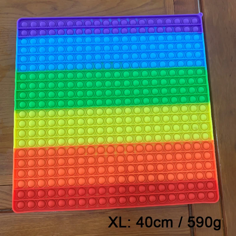 

Big Size Square Push Bubble Fidget Toys Adult Antistress Simple Dimple Sensory Anti Stress Relief Toy 20/30/40cm Dropshipping
