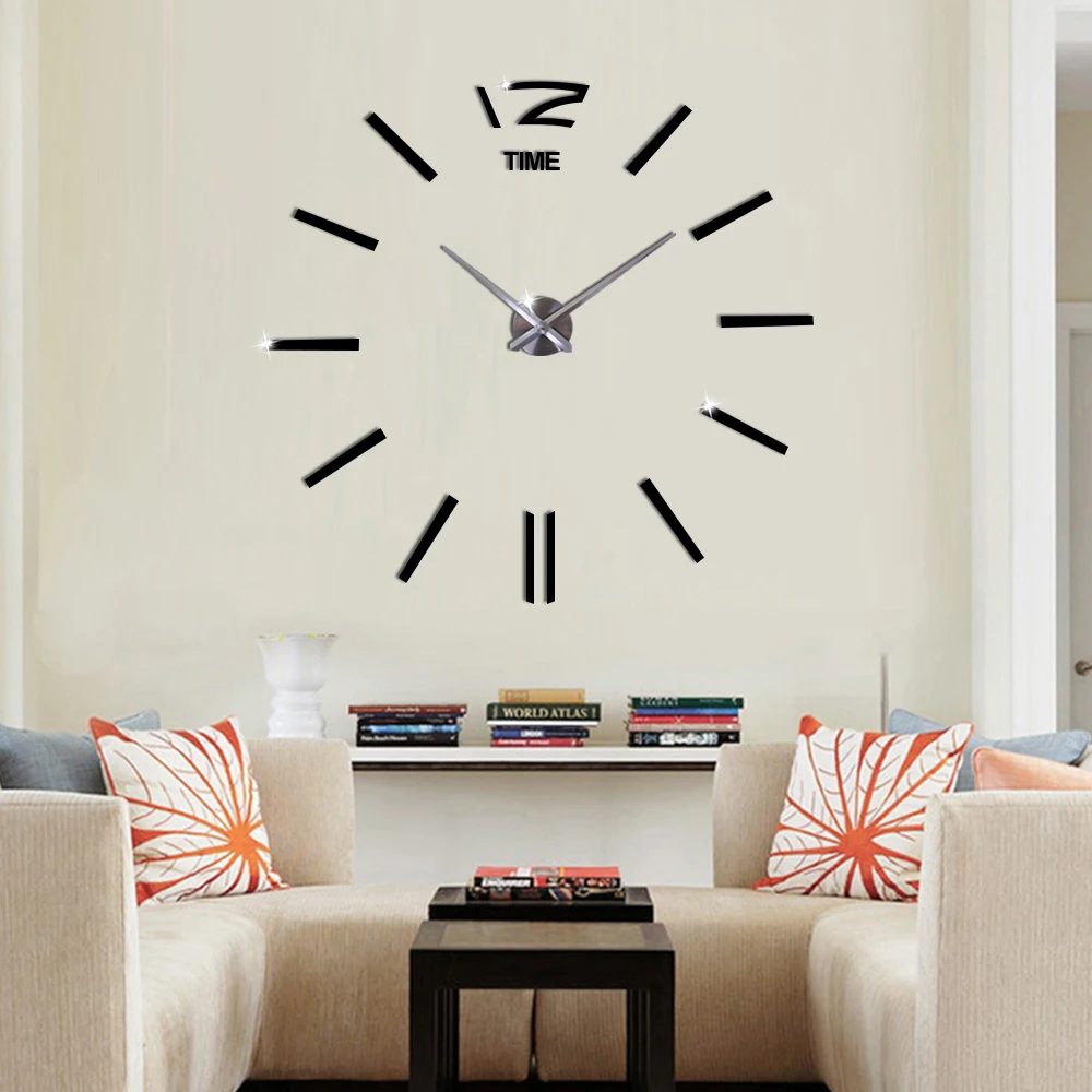 3D настенные часы &quotсделай сам&quot современный дизайн декоративные большие для