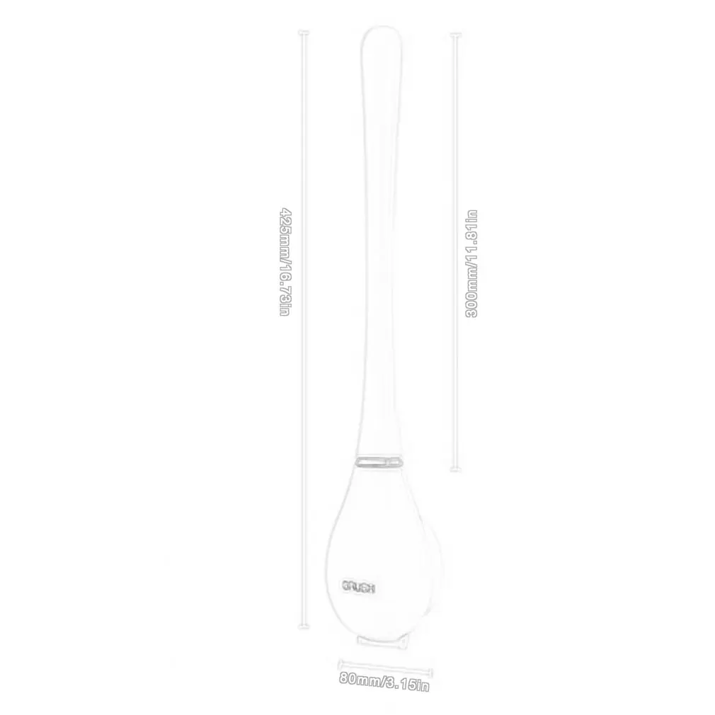 

Silicone Brush Head Toilet Brush Wall-Mounted Automatic Opening And Closing No Dead Corners Long Handle Cleaning Bathroom Tool