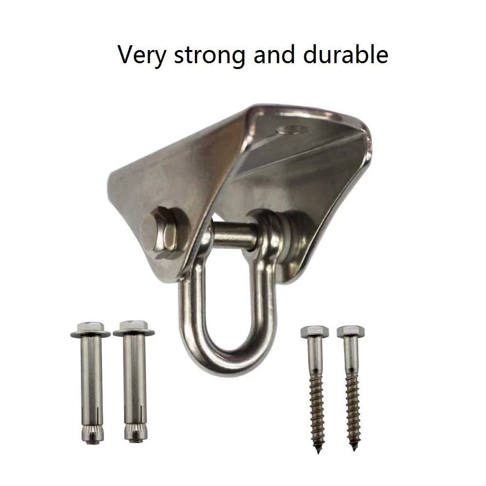 2 шт. Нержавеющая сталь качели Вешалки Heavy Duty крючки для Por крыльцо Йога площадка