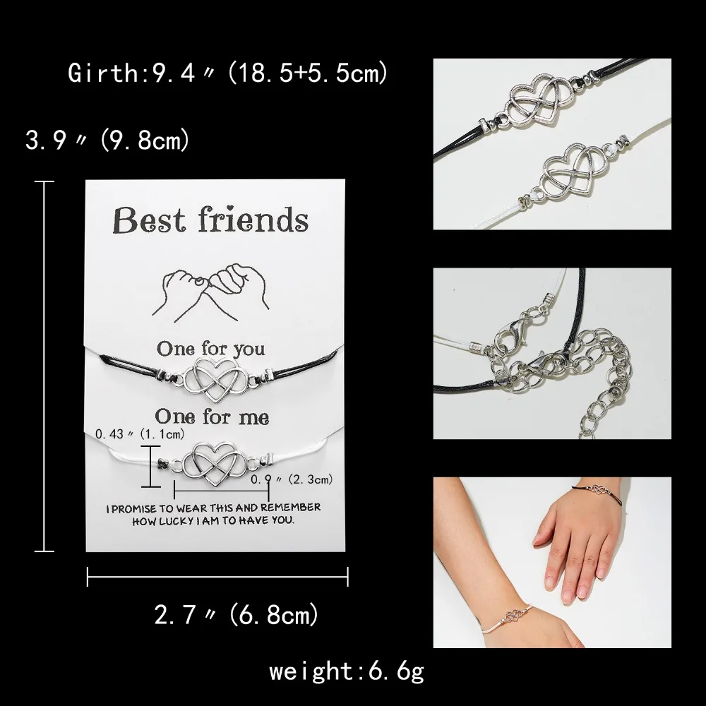 Belleper Make a Wish/Friendship/Mom Love Card Turtle Adjustable Fashion High Quality Bracelet Charm Female New Unique Jewelry