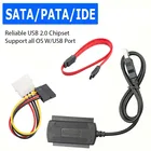 USB 2,0 для IDE SATA S-ATA 2,5 3,5 HD HDD адаптер конвертер