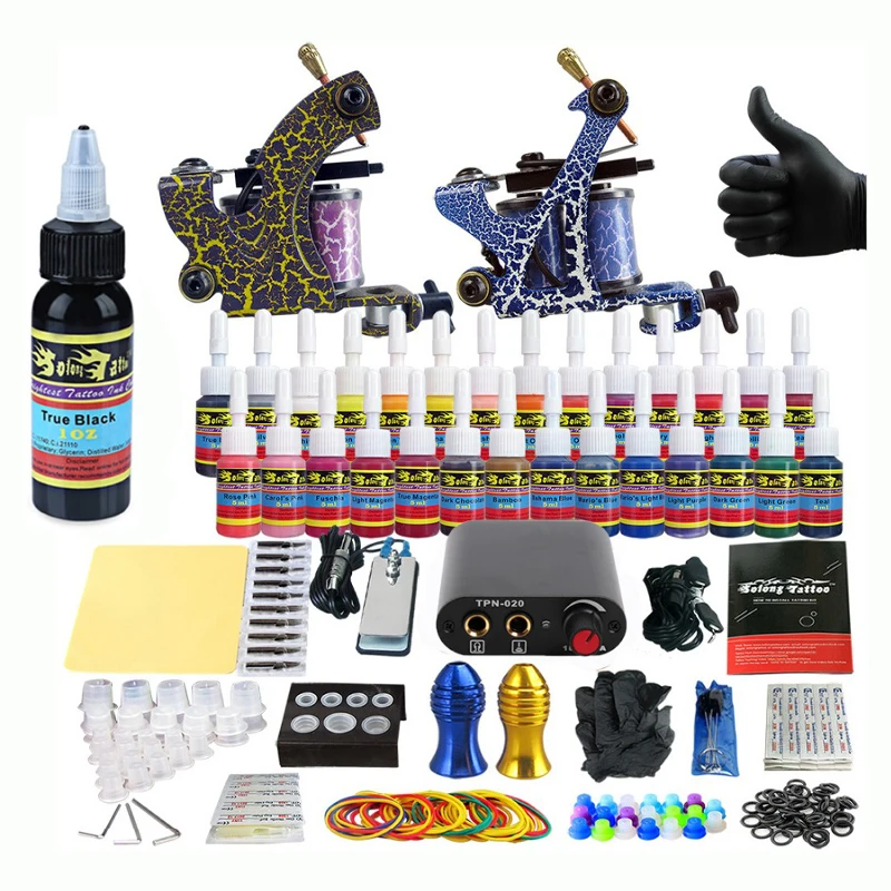 Стартер для начинающих полный Профессиональный набор татуировок Набор роторная