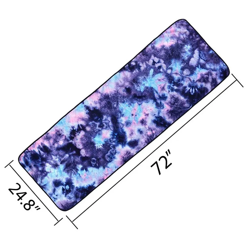 Non-Slip Yoga Mat Cover Towels Yoga Blankets Soft Foldable Microfiber Travel Beach Towel For Gymnastics Pilates Sports Fitness