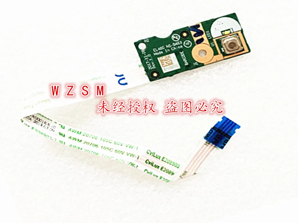 

Original For Lenovo ThinkPad L490 L480 laptop Power Button Board with Cable switch Repairing Accessories NS-B463