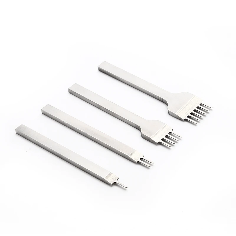 

4Pcs/ set Leather Craft Tool Set Stainless Steel Hole Chisel Graving Stitching Punch Tools Kit 4 size for choose
