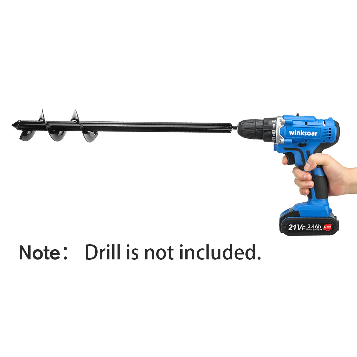 

57x8cm Earth Auger Hole Digger Tool Drill Bit Garden Planting Machine Fence Borer Post Post Hole Digger Yard Tool Garden Auger