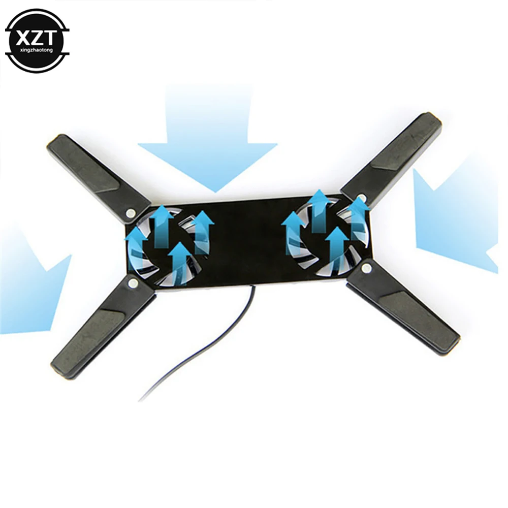 Подставка для вентилятора XNC вращающаяся с 2 USB-портами ноутбуков 10-17 дюймов |