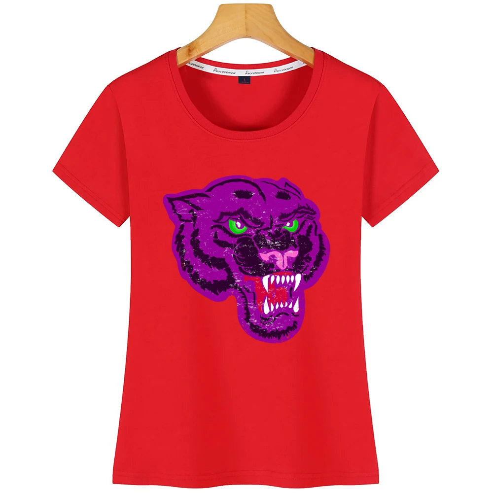 Топы Футболка женская розовая пантера хип хоп винтажная короткая футболка |