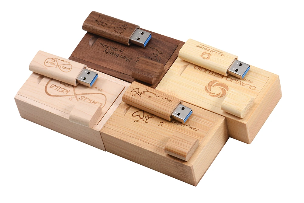 JASTER креативный Деревянный USB 3,0 флэш-накопитель 4 ГБ/8 ГБ/16 ГБ/32 ГБ/64 Гб внешний накопитель(более 10 шт. бесплатный логотип) лазерная гравировка