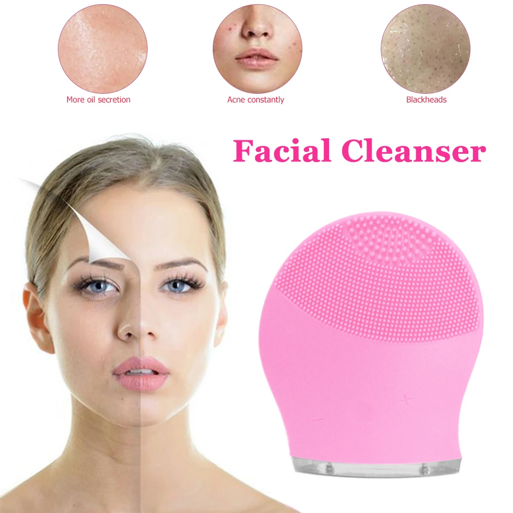 

Аппарат для чистки кожи лица, электрический аппарат для чистки кожи лица, силиконовый аппарат для чистки лица, Массажная щетка