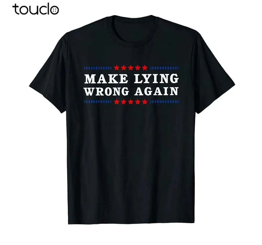 

Make Lying Wrong Again Anti Trump T-Shirt Funny Vintage Gift Men Women