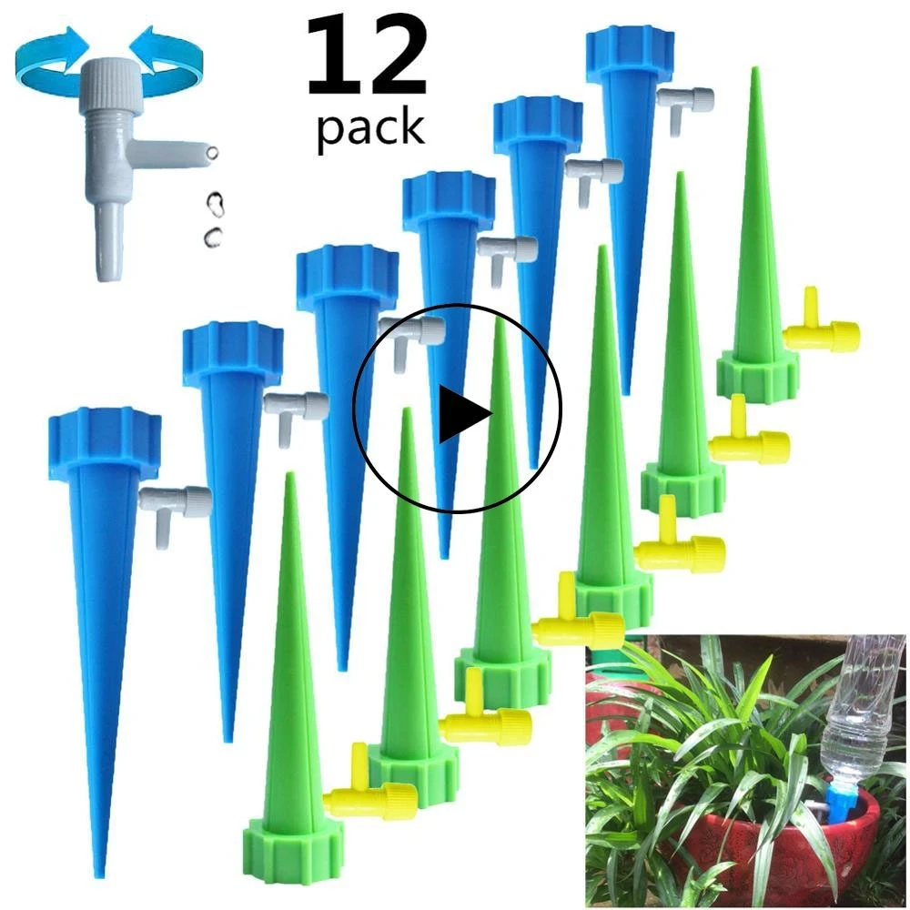 

Auto Drip Irrigation Watering System Dripper Spike Kits Garden Household Plant Flower Automatic Waterer Tools For Potted Flower