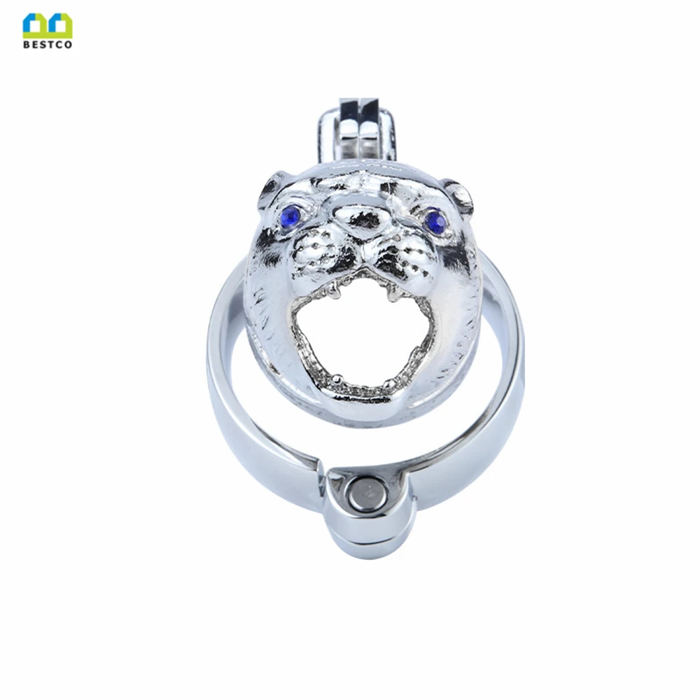 BESTCO 18 + кольцо на пенис клетка верности Зодиак тигр бондаж устройство для