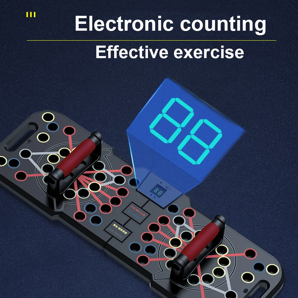 counting push up board chest muscle exercise training multifunctional electronic push up stands portable fitness equipment home free global shipping