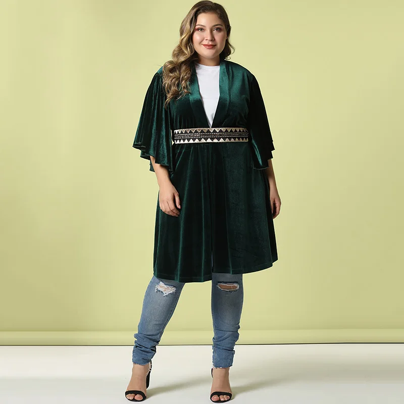 2021 Весенняя мода для женщин Большие размеры элегантное платье с v образным