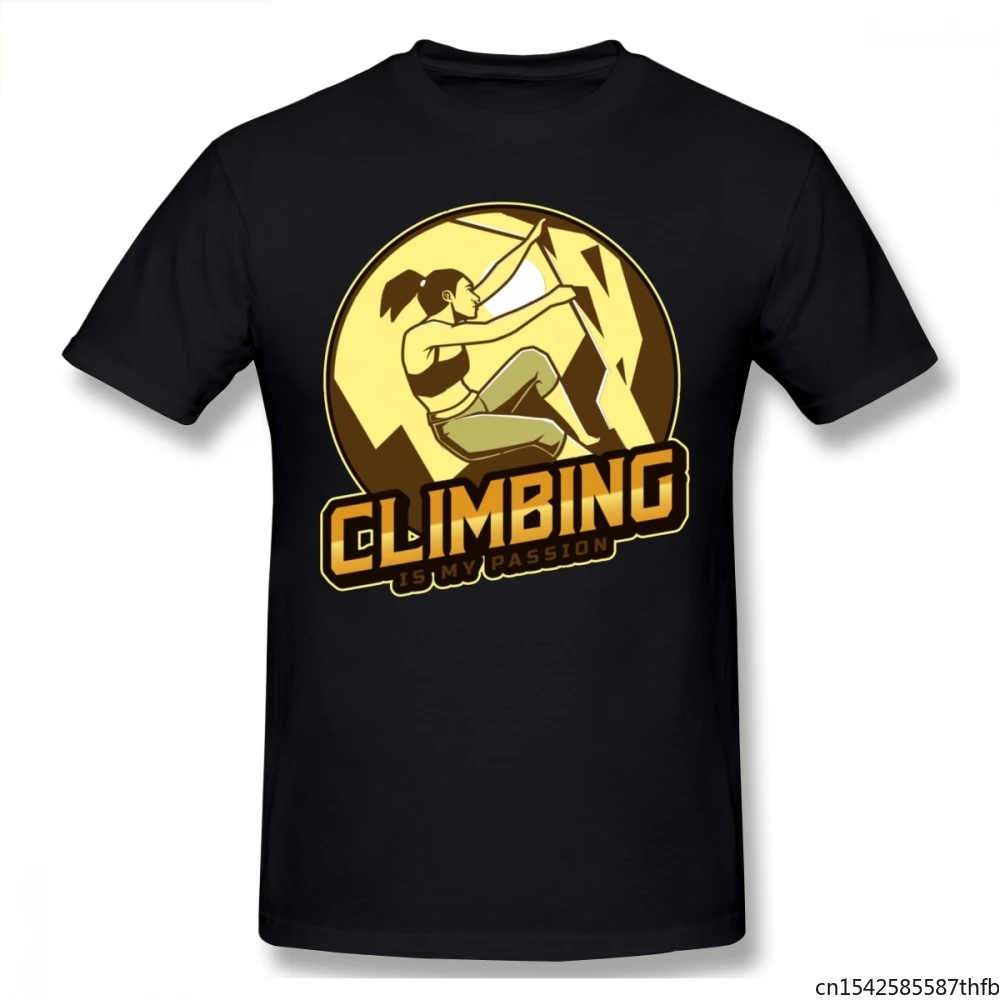 

Climbing Is My Passion T Shirt Oversized Crewneck Short Sleeve Men Tshirt