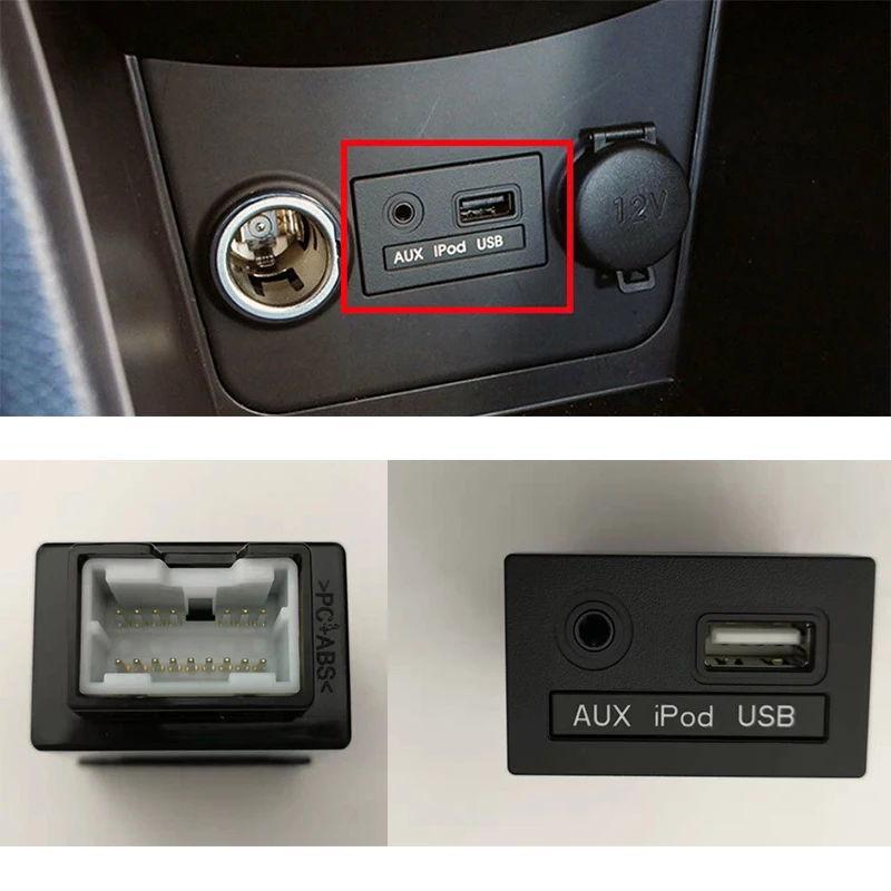 Разъем AUX USB Assy Para Для 2011 2015 Hyundai Accent Solaris OEM 961201R000RY|Переключатели и рычаги для авто| |