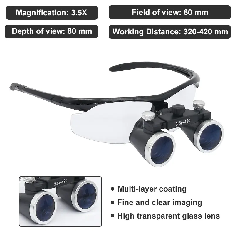 Лупа медицинская 3 5x со светодиодный Ной подсветкой с литиевым аккумулятором |